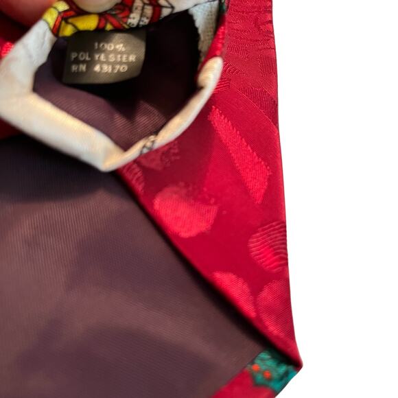 Thornhill Christmas Tree Silk Red Tie Fireplace Tree Stockings - Picture 7 of 10